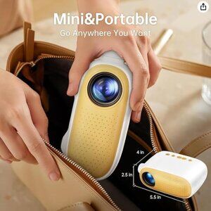 NIB Mini Video projector HD 1080P Support Pico Movie Projector